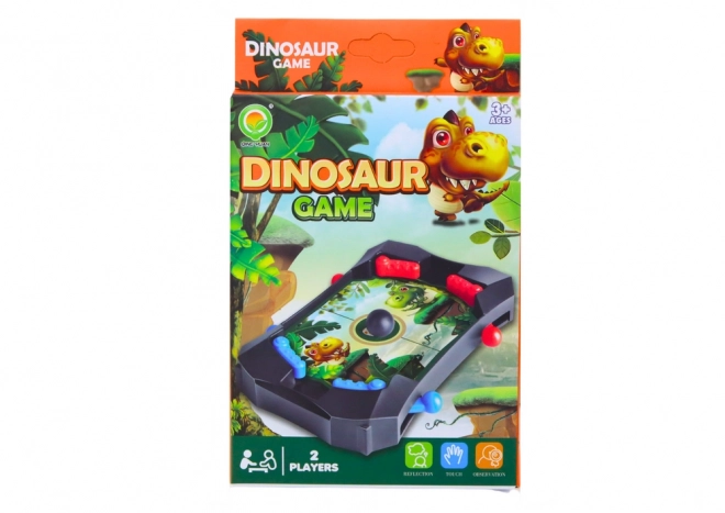 joc mini de dexteritate dinozaur cu minge roșie