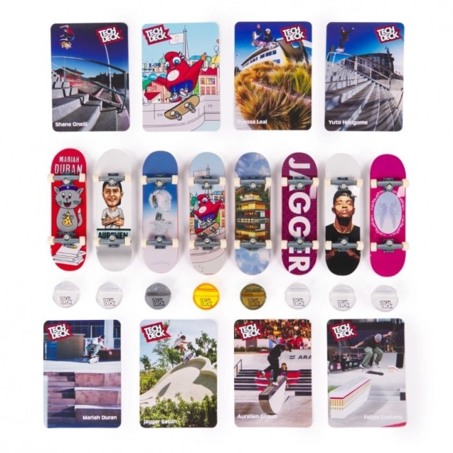 Tech Deck pachet multiplu olimpic 8 skateboards