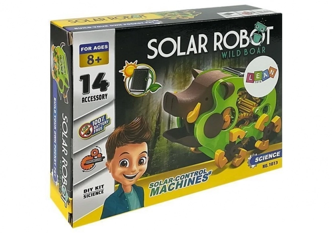 robot solar educativ de asamblat mistreț diy verde