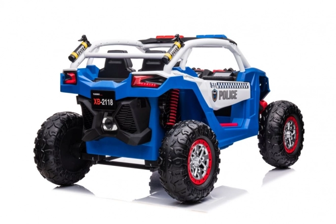 Mașinuță de poliție pentru copii cu acumulator 4x4 Buggy XB-2118