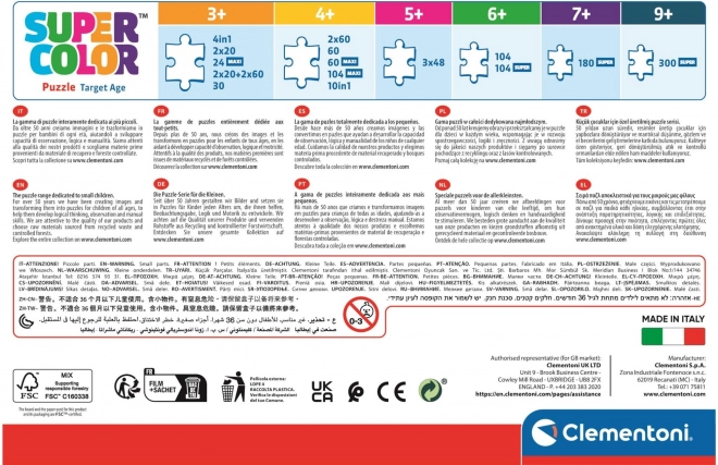 Puzzle Clementoni pui drăgălași 4 în 1