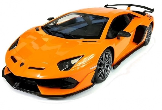 Mașinuță radiocomandată lamborghini aventador rastrar 1:14 portocalie