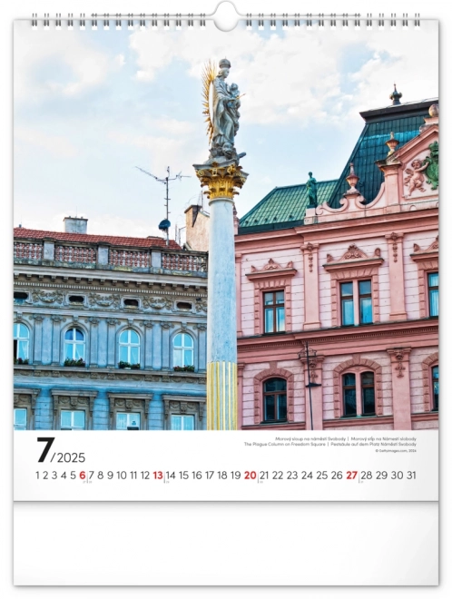 Calendar de perete Brno 2025