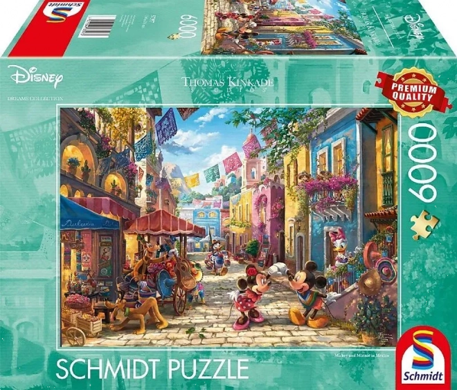 Puzzle Mickey și Minnie în Mexic 6000 piese