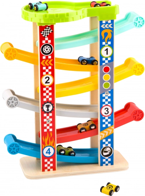 Tooky Toy Tobogan Colorat pentru Mașini