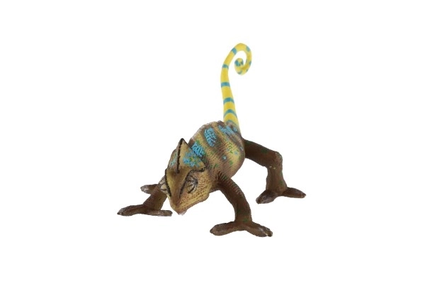 Chameleon yemeni jucărie de plastic 18cm în pachet