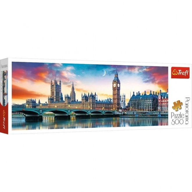 Puzzle panoramice 500 piese Big Ben și Palatul Westminster, Londra