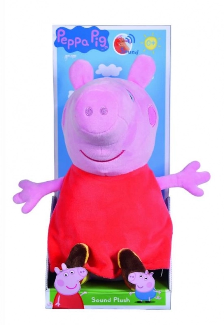 Jucărie pluş Peppa Pig cu sunete