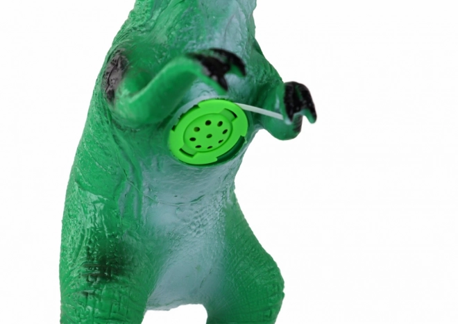 Figurină mare dinozaur Tyrannosaurus cu sunet 38 cm verde