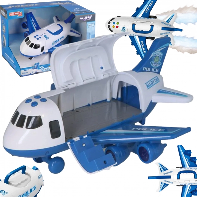 Avion interactiv de poliție cu funcție de aburi WOOPIE