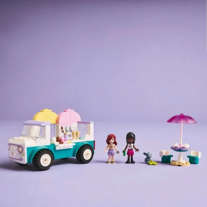 Furgoneta cu înghețată din Heartlake LEGO Friends