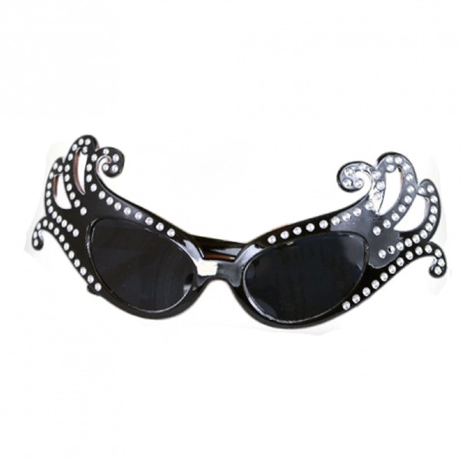 Ochelari de carnaval Lady G negri