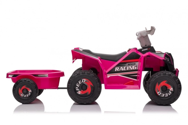 Gokart negru Monster pe pedale cu roți largi umflate