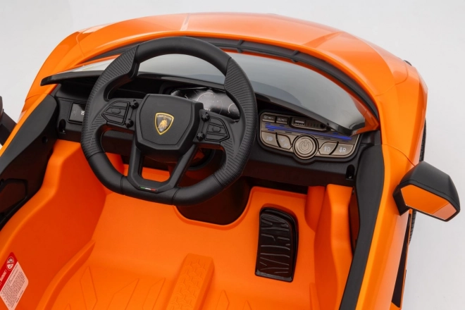 Mașină electrică pentru copii Lamborghini Revuelto portocalie