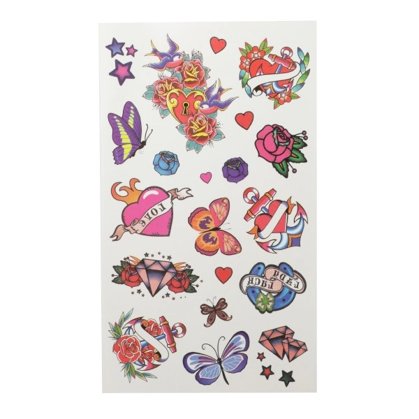 Tatuaje temporare colorate pentru orice ocazie