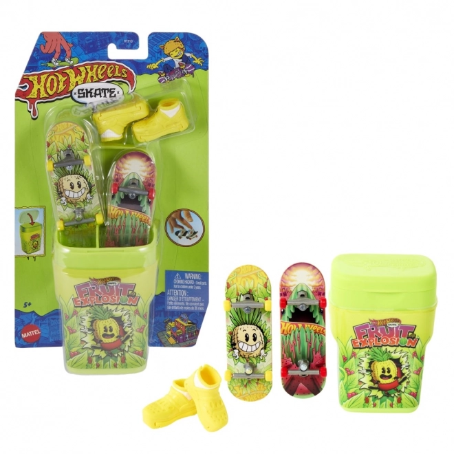 Hot Wheels set fingerboard și botine în cutie