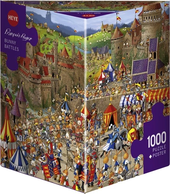 Puzzle Bătăliile Iepurașilor 1000 piese