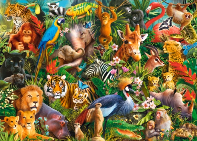 Puzzle Castorland - Animale Uimitoare 180 piese