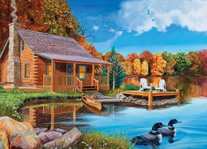 Puzzle Jezero Potáplic 500 Piese Cobble Hill