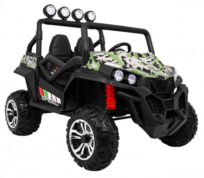 Grand Buggy Strong Lift pro copii Moro + tracțiune 4x4 + telecomandă + suport bagaje + radio MP3 + LED