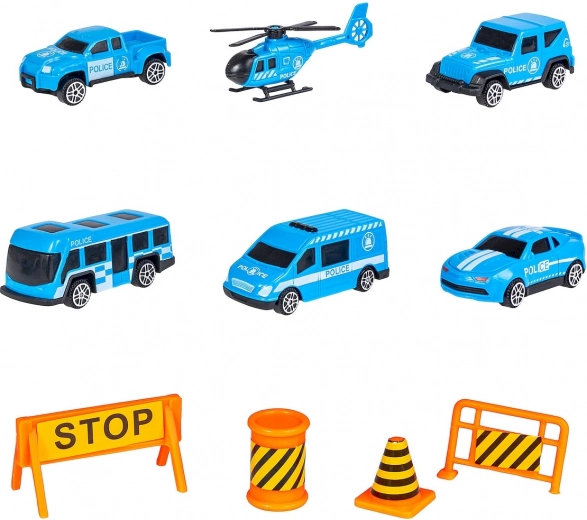 Set complet de vehicule de poliție