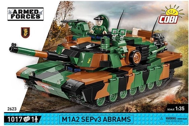 Cobi Tanc M1A2 SEPv3 Abrams 1 Warszawska Brygada Pancerna