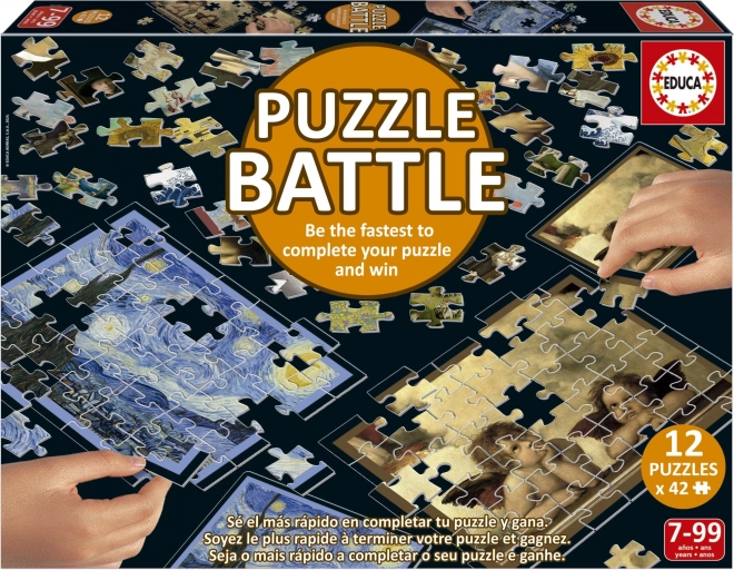 Puzzle Artă Bătălie Educa 12x42 piese