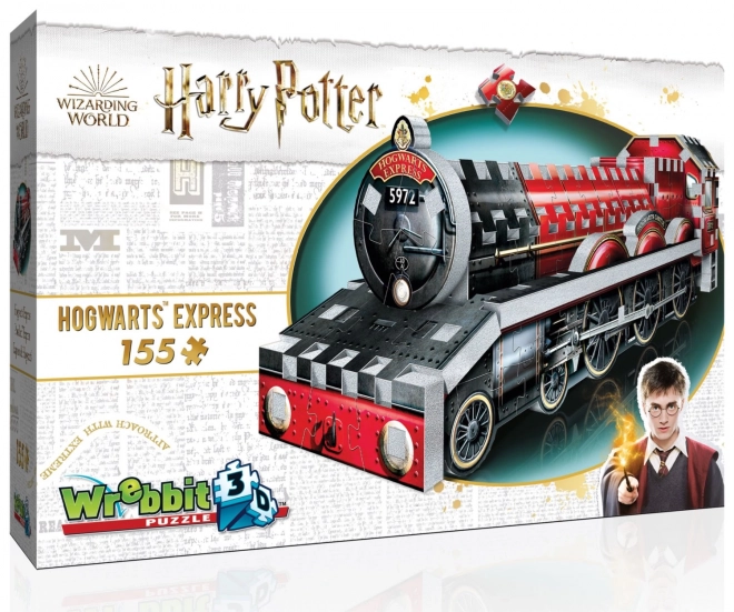 Puzzle 3D trenul Hogwarts Wrebbit