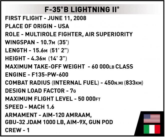 Set construcție avioane F-35B Lightning II
