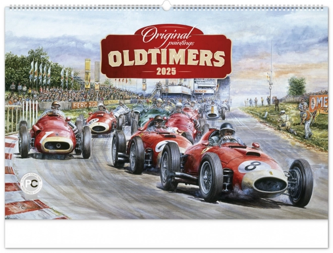 calendar de perete oldtimers 2025 de Václav Zapadlík