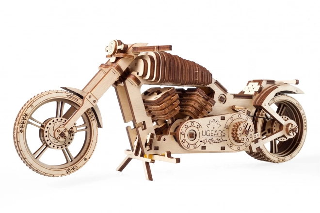 Puzzle 3D Motocicletă Chopper Ugears