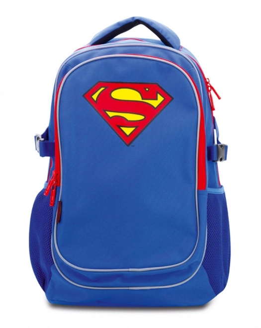 Rucsac școlar cu poncho Superman