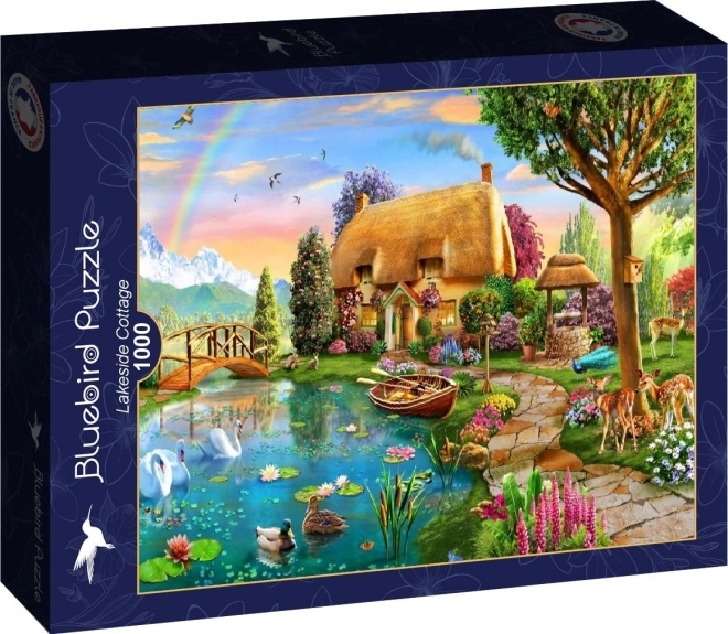 Puzzle cabană lângă lac 1000 piese