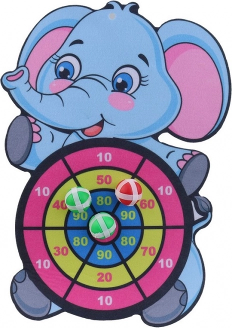 Țintă Elefant cu mingi pentru copii