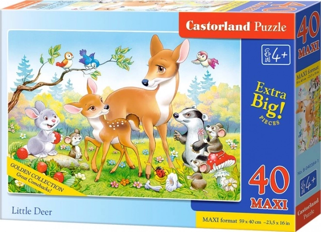 Puzzle 40 de piese Maxi Little Deer – Pui de căprior mic