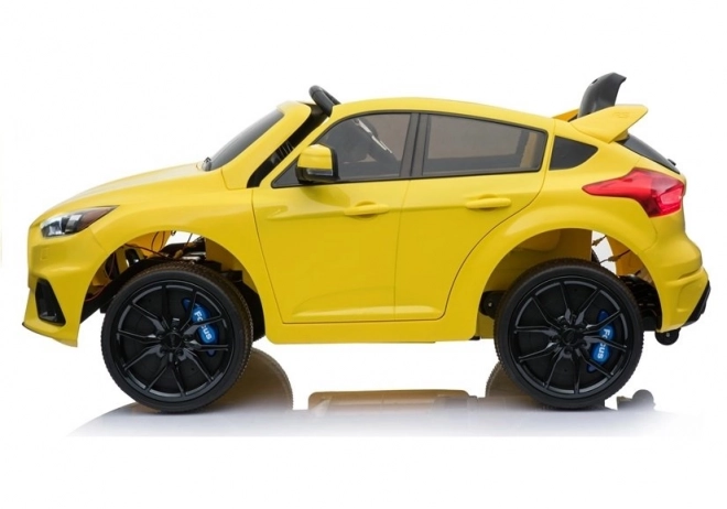 Mașină pe acumulator Ford Focus RS galbenă