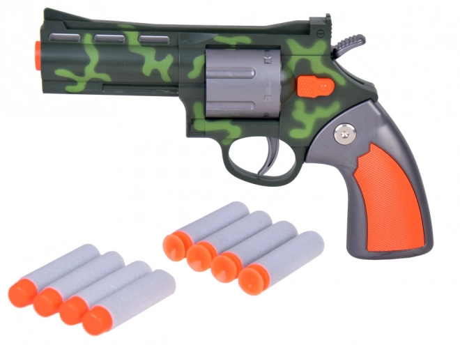 Set pistol și gloanțe din spumă pentru copii