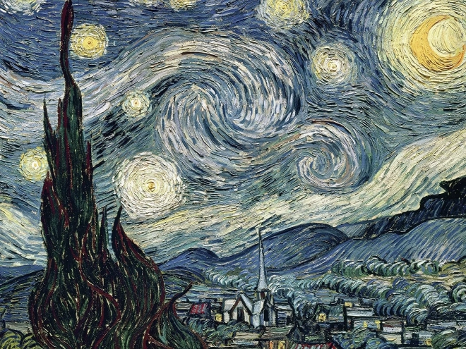 Puzzles din colecția de artă Starry Night 1500 de piese