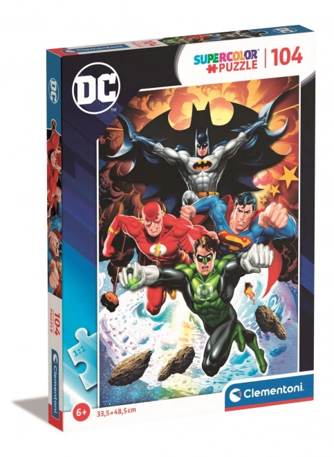 Puzzle 104 piese super color DC Comics