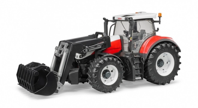 Tractor cu încărcător frontal Bruder Steyr 6300 Terrus CVT