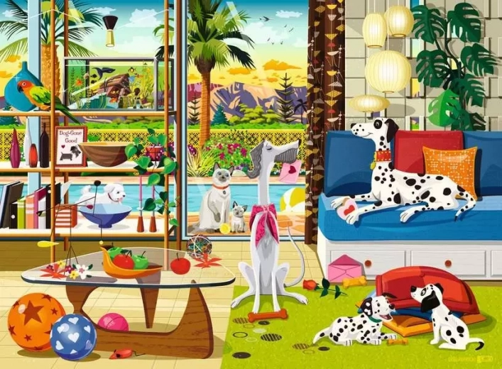 Ravensburger animăluțe de companie din Palm Springs 500 piese