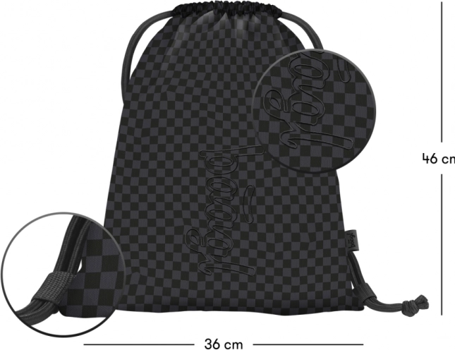 Set de rechizite BAAGL Skate Max gri: rucsac, penar și săculeț