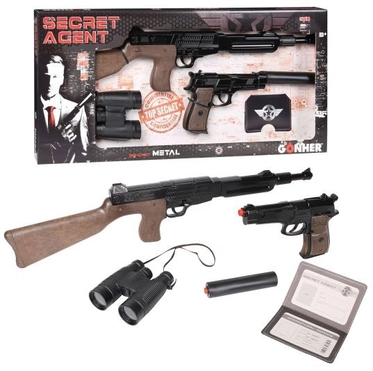 Set agent secret cu binoclu Gonher