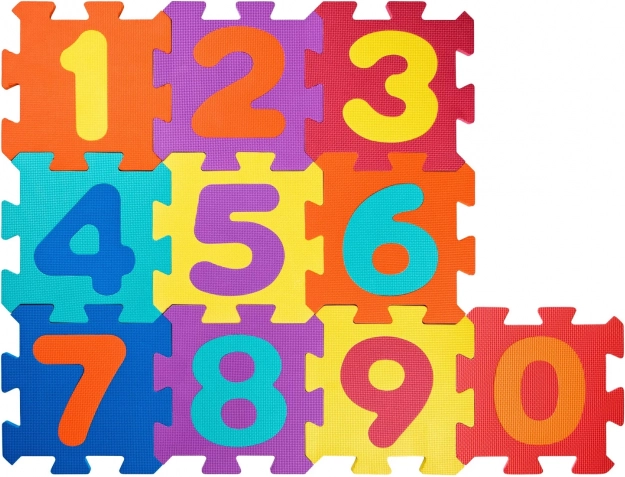 Puzzle din spumă cu numere pentru copii