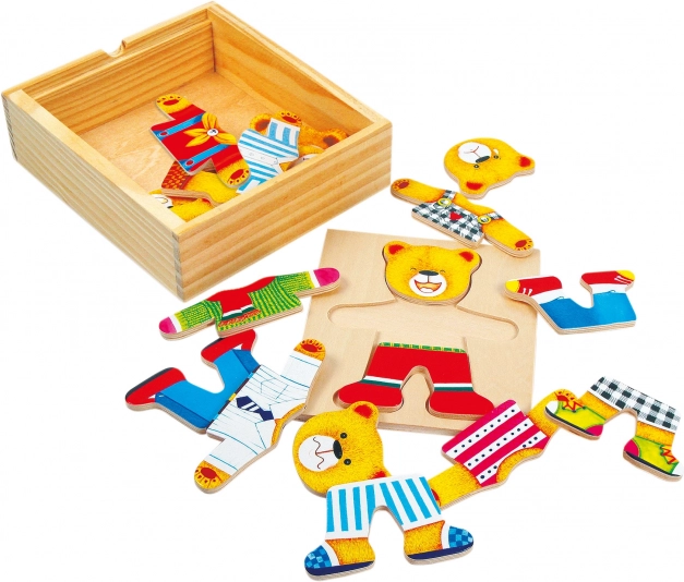 Puzzle Bino cu dulap și ursuleț
