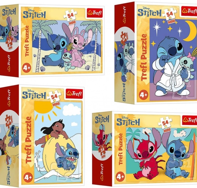 Minipuzzle Aventurile lui Stitch 54 Piese