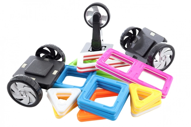 Set de construcție magnetic cu 25 de piese