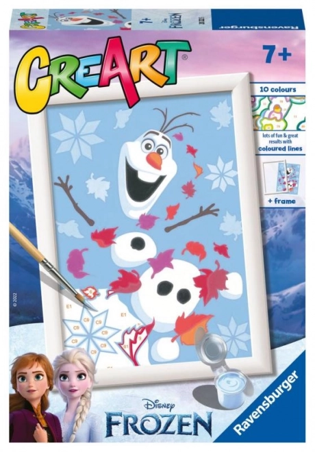 CreArt Disney Regele Leu Olaf Fericit