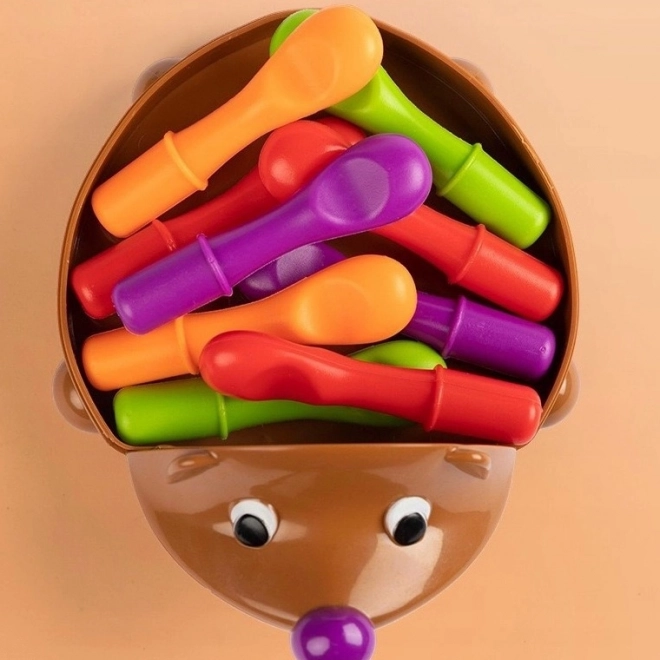 Joc educativ ariciul Montessori pentru sortare și învățare WOOPIE
