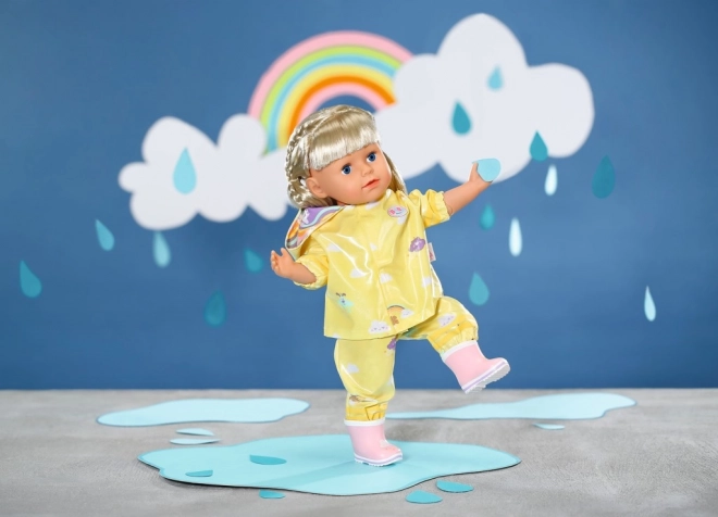 BABY born set de ploaie Deluxe pentru păpuși 43 cm